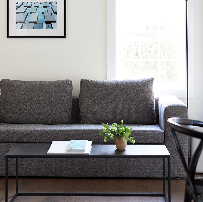 The Roundtree Amagansett Suite Living Room